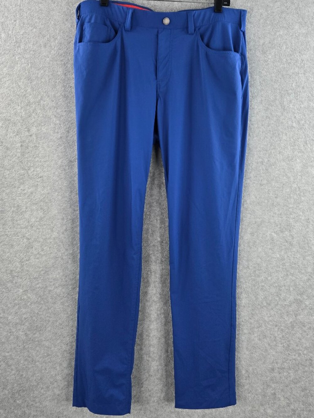 Redvanly Kent Pants Mens XL Blue Pull On Performance 4 Way Stretch Golf Commuter